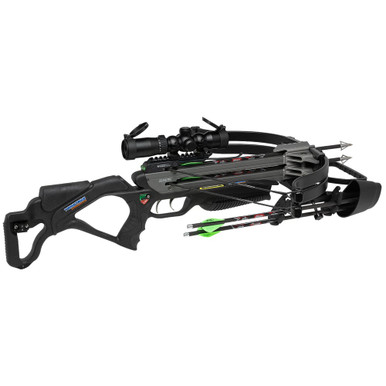 Excalibur TwinStrike TAC2 Black PRE-SIGHTED Crossbow w/Tact 100 Scope & Charger EXT E10756 - Excalibur