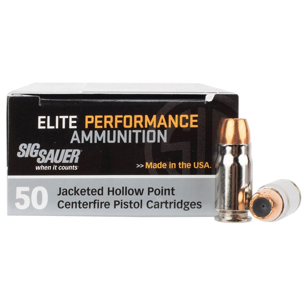 Sig Sauer Ammo .357 SIG 125gr Elite V-Crown Jacketed Hollow Point 50/Box E357S1-50 - Sig Sauer
