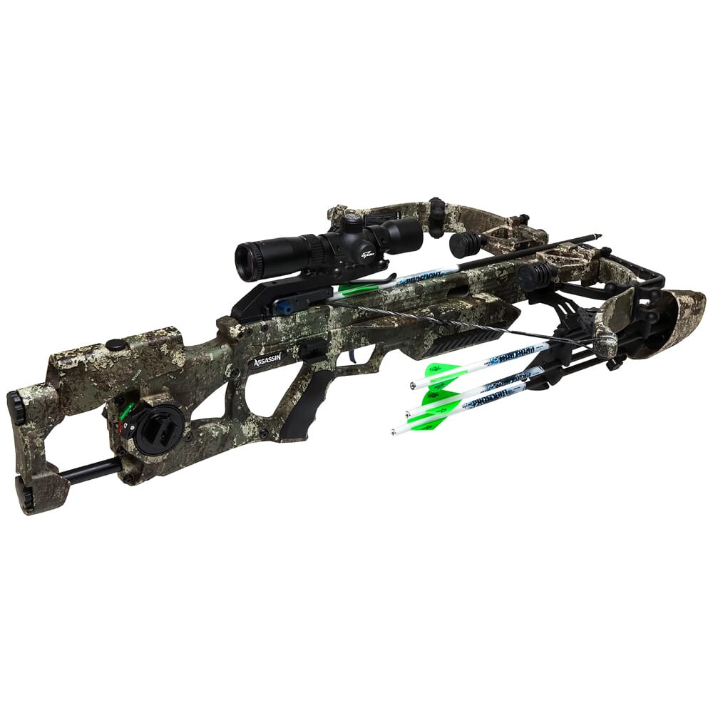 Excalibur Assassin 400 TD True Timber Strata Crossbow w/Tact 100 Scope E74150 in True Timber Viper - Excalibur
