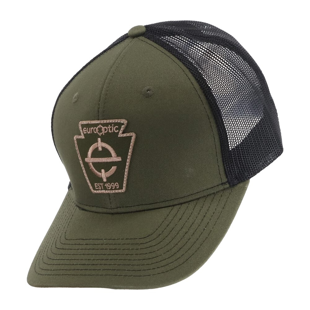 EuroOptic Keystone Olive Drab Green/Black Hat EO-HAT-KEYSTONE-ODG-BLK - Eurooptic