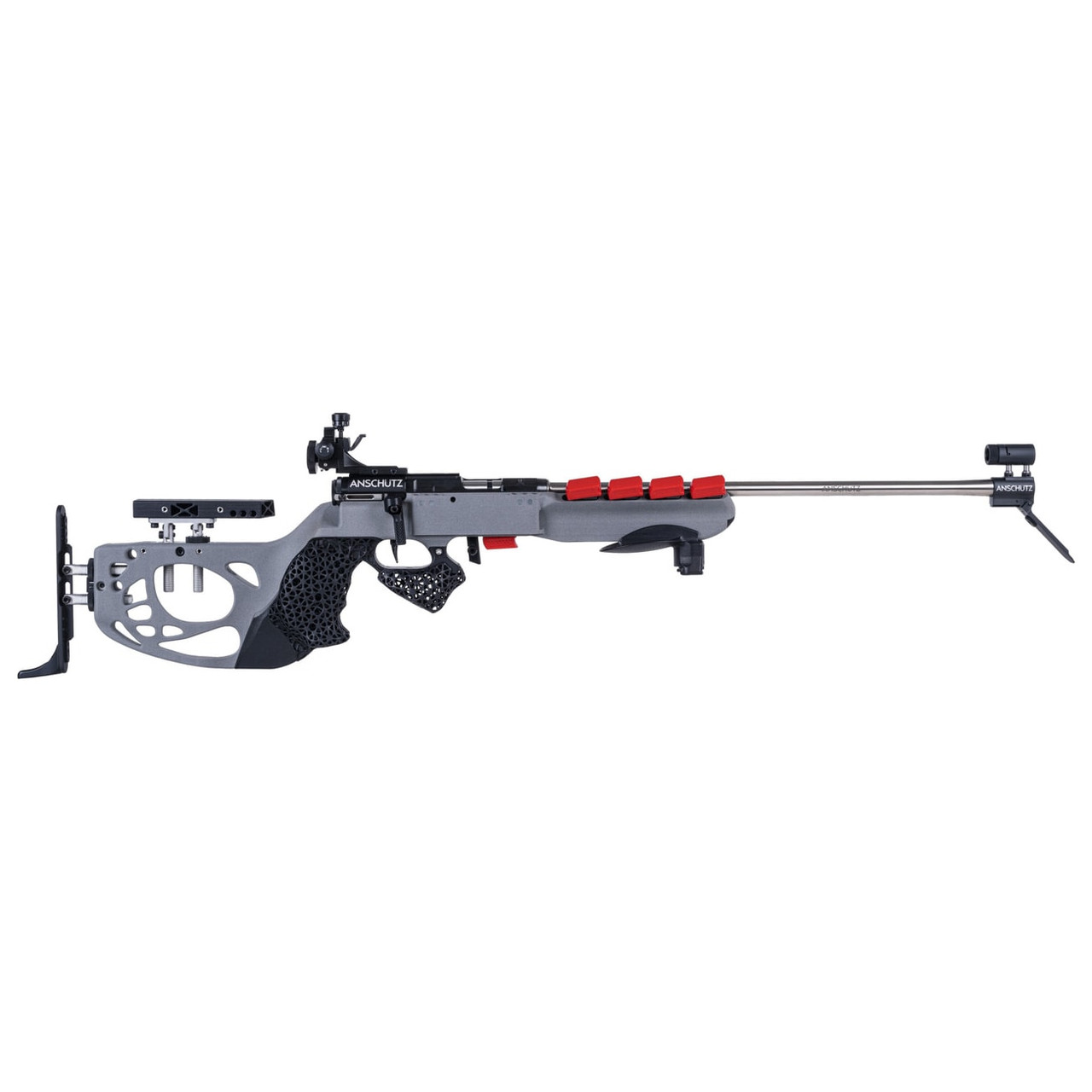 Anschutz 1827F Bionic .22 LR Gray/Black 21.6" Bbl Rifle w/ Nitrided Biathlon Grip A015422 - Anschutz