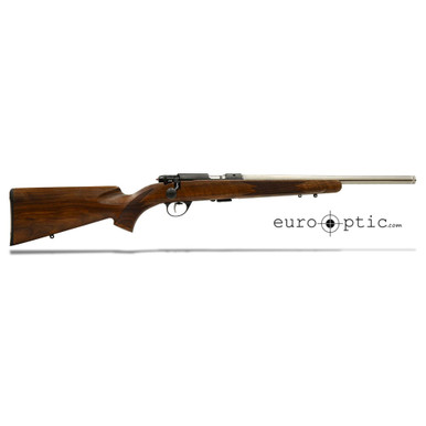 Anschutz 1710 AV .22 LR American Varmint 18" 1/2x28 Heavy Bbl SS Rifle w/2-Stage Trigger A1710AVHBSSCLX - Anschutz