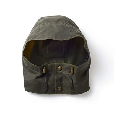 Filson TIN CLOTH HOOD OT OS in Olive Green, Medium - Filson