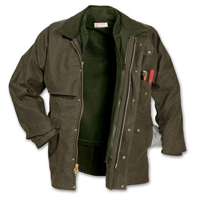 Filson MD Otter Green Shelter Cloth Packer Coat 10013 Jacket, Medium - Filson