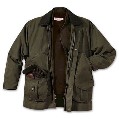 Filson SM Otter Green Shelter Cloth Outfitter Coat 10015 Jacket, Small - Filson