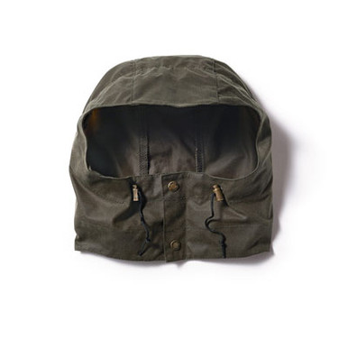Filson Shelter Cloth Hood - Green in Otter Green - Filson