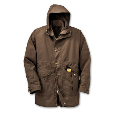 Filson SM Brown All Season Raincoat 10022 Jacket, Small - Filson
