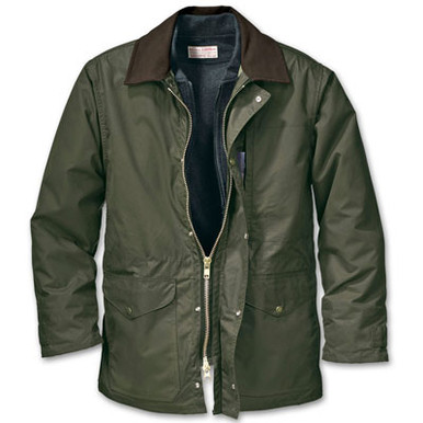 Filson LG Green Cover Cloth Weekender Coat 10023 Jacket, Large - Filson