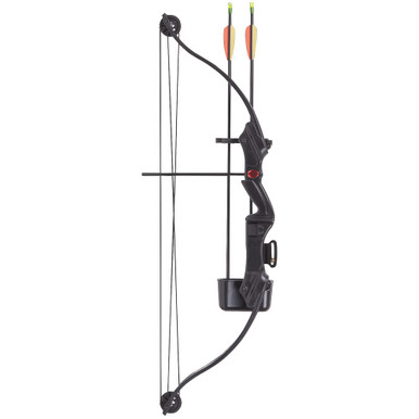 CenterPoint Archery Centerpoint Elkhorn Pre-Teen Compound Bow w/(2) 26" Arrows, Adjustable Pin Sight, Arm Guard, Finger Tab & Quiver ABY1721