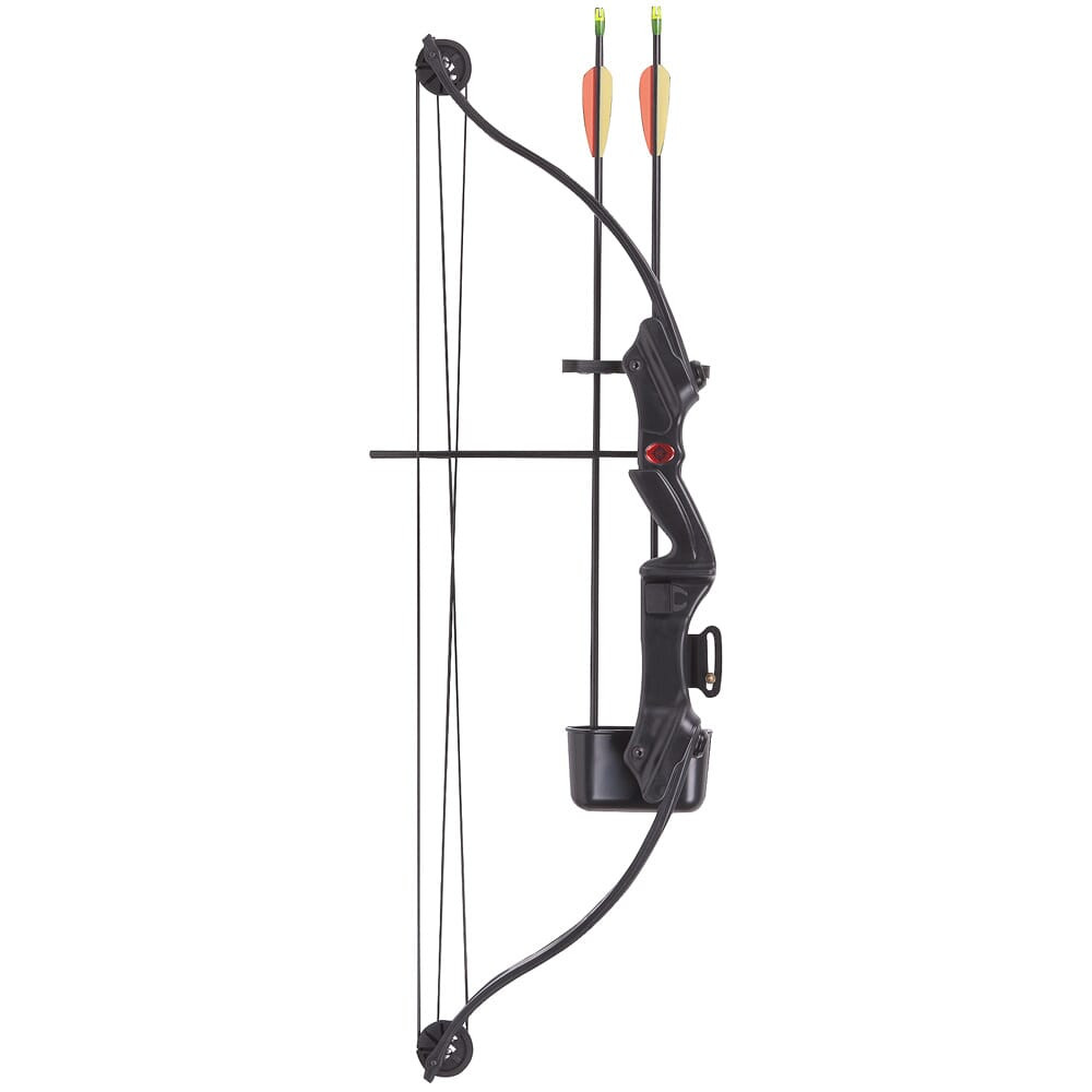 CenterPoint Archery Centerpoint Elkhorn Pre-Teen Compound Bow w/(2) 26" Arrows, Adjustable Pin Sight, Arm Guard, Finger Tab & Quiver ABY1721 - Centerpoint
