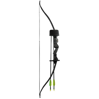 CenterPoint Archery Centerpoint Sentinel Pre-teen Recurve Bow w/(2) 26" Arrows, Adjustable Pin Sight, Arm Guard, Finger Tab & Quiver ABY215