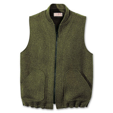 Filson Wool Vest Liner Forest Green LG 10033, Large - Filson