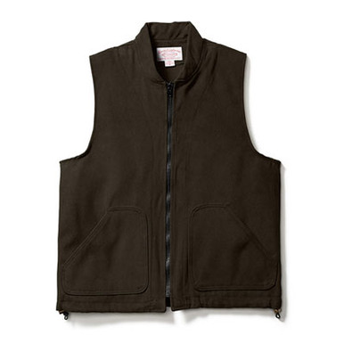 Filson Moleskin Vest w/ Liner Brown SM, Small - Filson