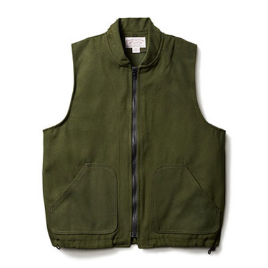 Filson Moleskin Vest/Liner DarkOlive XS FCO-009863 FIL-10035-DarkOlive-XS - Filson
