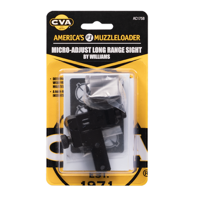CVA ML CVA Micro-Adjust Williams Western Long Range Rear Peep & Front Globe Sight Reticle Kit - Accura, Optima, and Wolf - CVA ML
