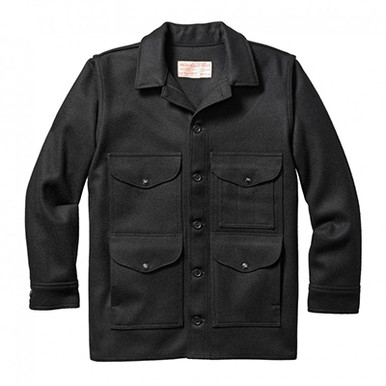 Filson Xlong Mackinaw Cruiser Black 42 10044 Jacket - Filson