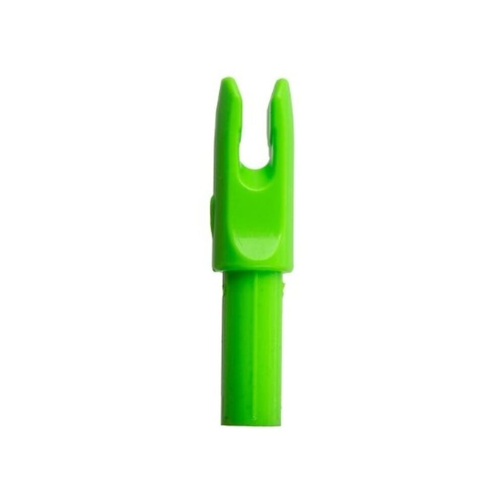 Victory Archery .3 Dia. Neon Green Press Fit Half Moon Nocks 12pk ACXBBHMG-12 - Victory Archery