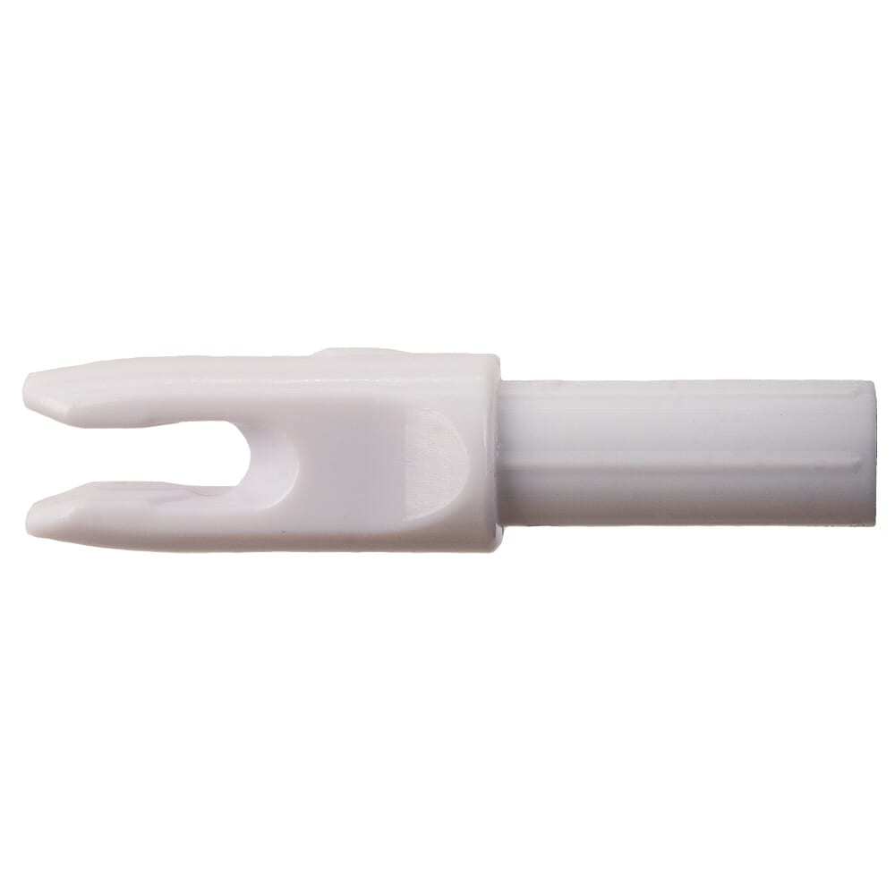 Victory Archery .3 Dia. White Press Fit Flat Nocks 12pk ACXFNW-12 - Victory Archery