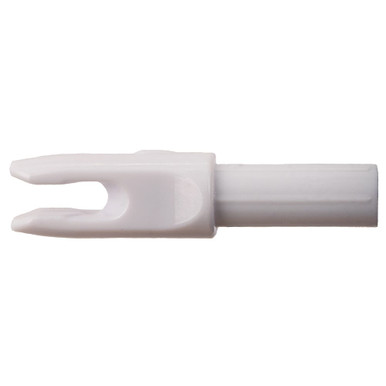 Victory Archery .3 Dia. White Press Fit Flat Nocks 12pk ACXFNW-12