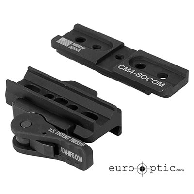 American Defense Manufacturing ADM Aimpoint Comp M4 STD Lever Mount w/ SOCOM Riser - American Defense Manufacturing