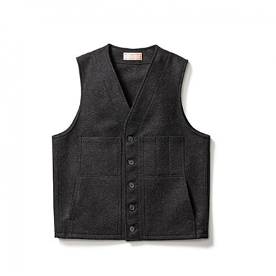Filson Mackinaw Wool Vest Charcoal XXL FCO-019087 FIL-10055-Charcoal-XXL - Filson