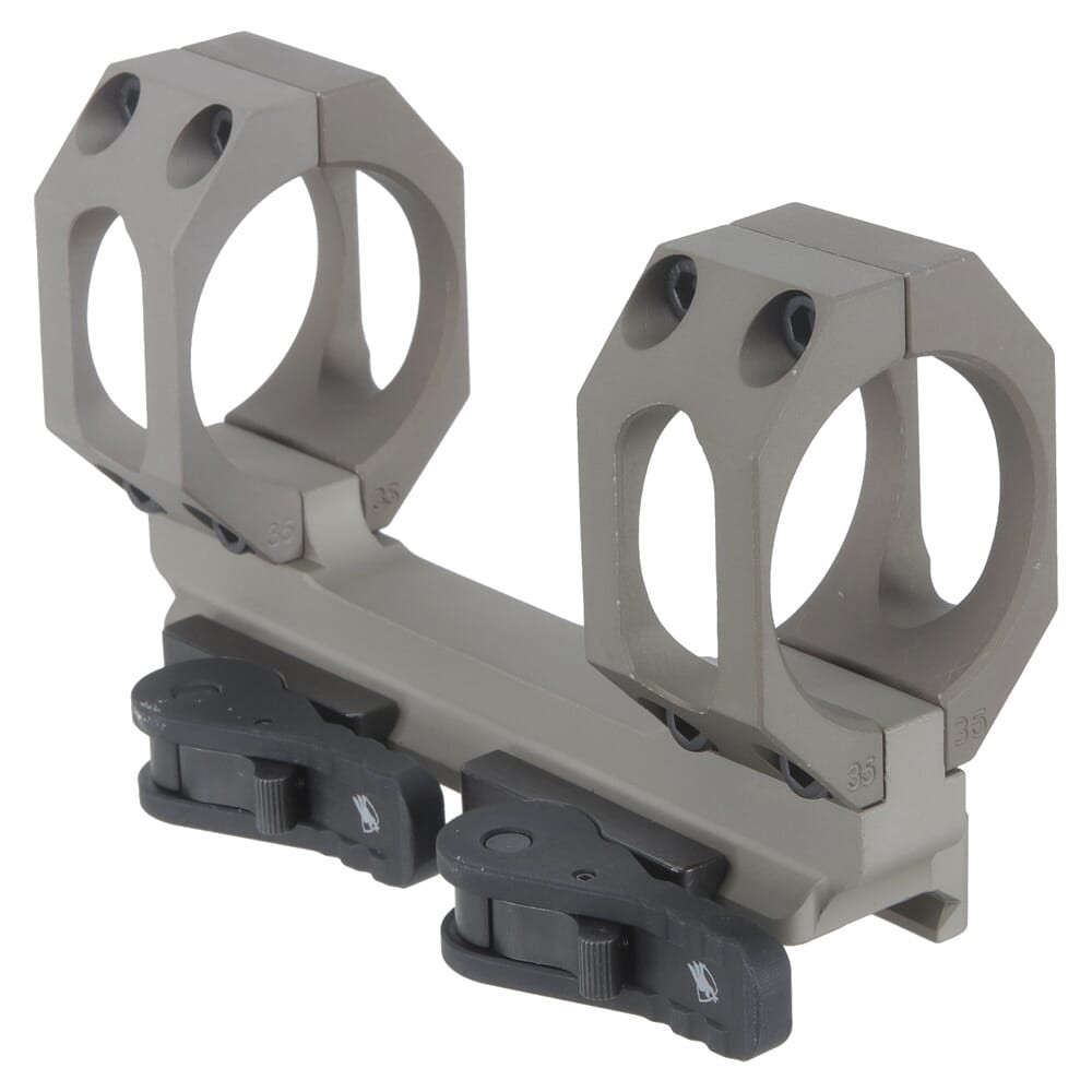 American Defense Manufacturing ADM AD-RECON-S 35mm 20 MOA Standard Lever FDE Scope Mount AD-RECON-S-20MOA-35-FDE-STD - American Defense Manufacturing