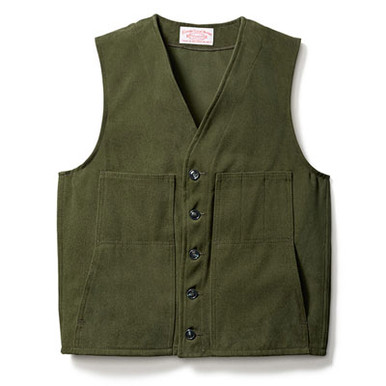Filson MOLESKIN VEST GN 36 in Green - Filson
