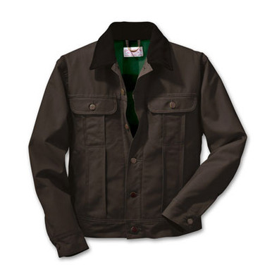 Filson SM Dark Brown Lined Ranch Jacket 10072, Small - Filson