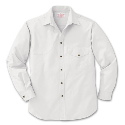 Filson SM White Field Shirt FIL-10154-WH, Small - Filson