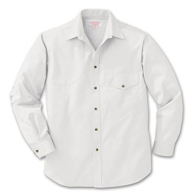 Filson SM White Field Shirt FIL-10154-WH, Small - Filson