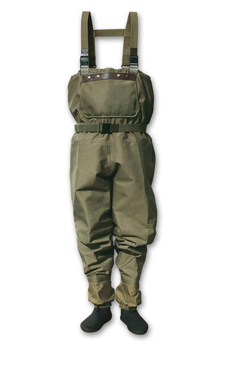 Filson SM River Green Pro Guide Waders 10166, Small - Filson