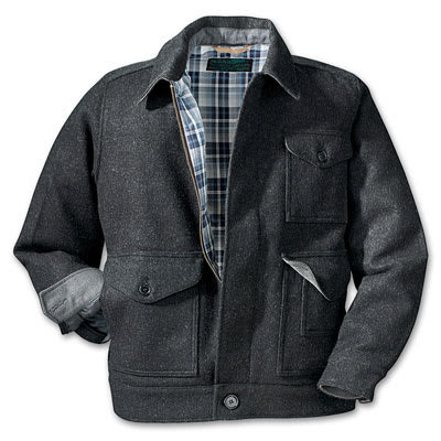 Filson XS Charcoal Ballard Wool Bomber 10201 Jacket - Filson