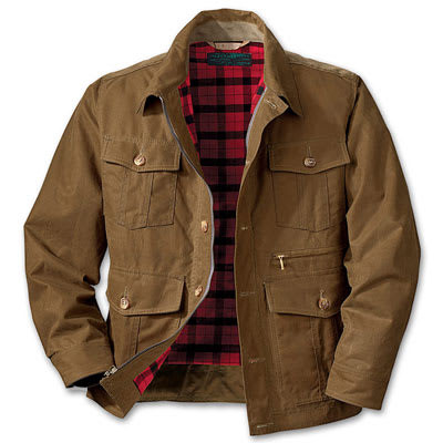 Filson SM X-Long Tan Westlake Waxed Jacket 10231, Small - Filson