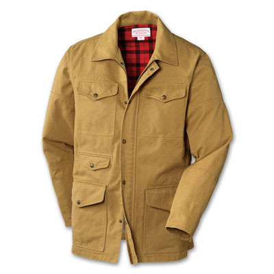 Filson MD Dark Tan X-Long Barn Coat 10233 Jacket, Medium X-Long - Filson