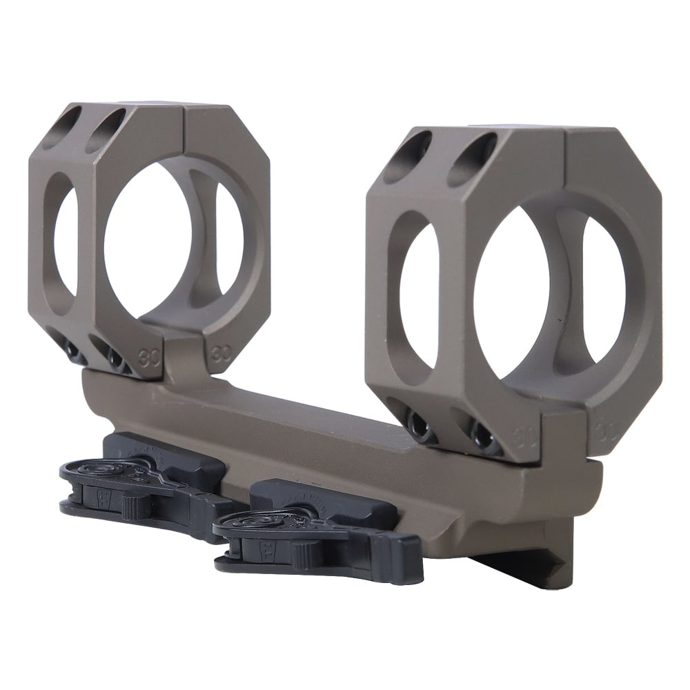 American Defense Manufacturing ADM AD-RECON-SW 30mm 20 MOA Wide Spaced FDE Scope Mount - American Defense Manufacturing