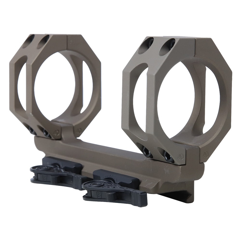 American Defense Manufacturing ADM AD-RECON-SW 40mm Wide Spaced FDE Scope Mount - American Defense Manufacturing