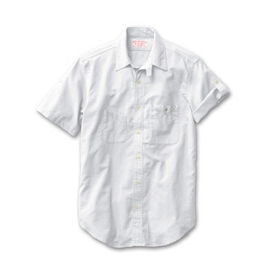 Filson Mens XS White Short Sleeve Scout Shirt 10384-WH - Filson