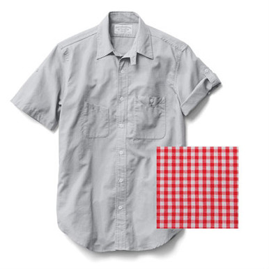 Filson Mens XS Red Short Sleeve Scout Shirt 10385-RW in Red White Gingham - Filson
