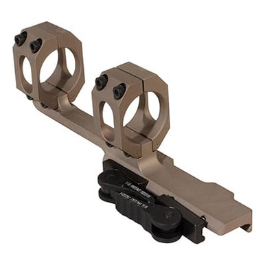 American Defense Manufacturing ADM AD-RECON X 30mm STD Lever FDE Cantilever Scope Mount - American Defense Manufacturing