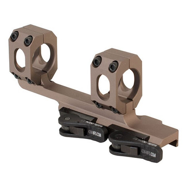American Defense Manufacturing ADM AD-RECON 1" STD Lever FDE Cantilever Scope Mount - American Defense Manufacturing