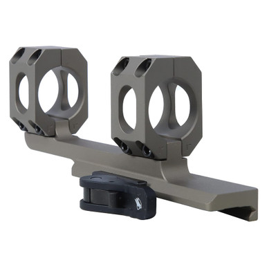 American Defense Manufacturing ADM AD-SCOUT 1" Single QD Lever FDE Scope Mount 2" Offset - American Defense Manufacturing