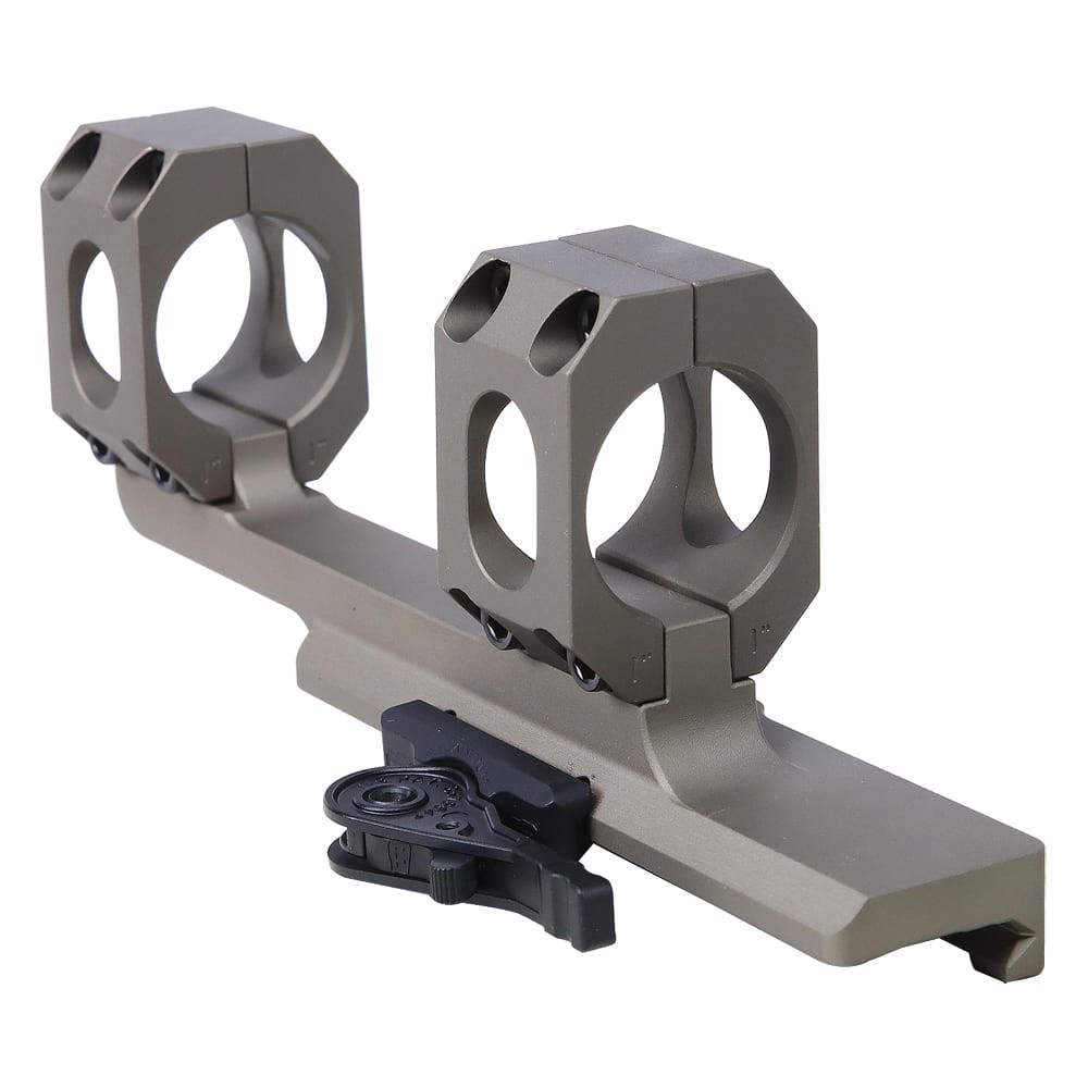 American Defense Manufacturing ADM AD-SCOUT 40mm Single QD Lever FDE Scope Mount 2" Offset - American Defense Manufacturing