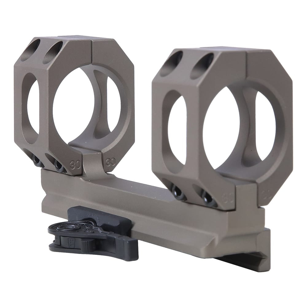 American Defense Manufacturing ADM AD-SCOUT-S 30mm Single QD Lever FDE Scope Mount - American Defense Manufacturing