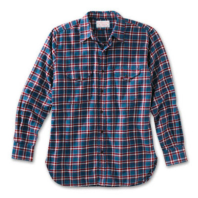 Filson XS Navy Plaid Seattle II Shirt 10398-PZ - Filson
