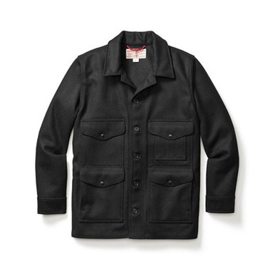 Filson Wool Mackinaw Cruiser Black XS 10400 Top - Filson