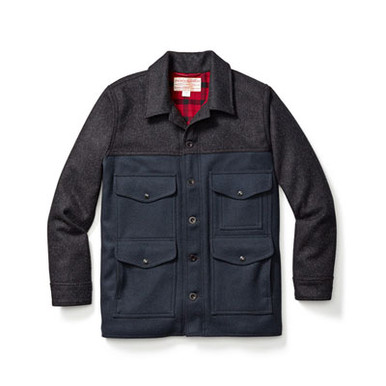 Filson Lined Guide Cruiser NG XS Jacket in Charcoal Navy - Filson