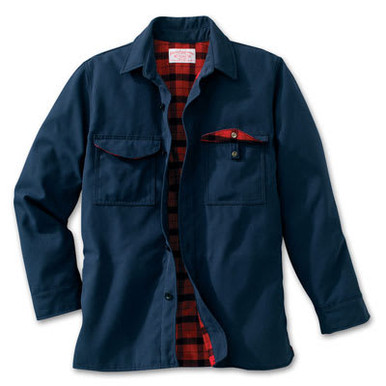 Filson XS Navy Multi Lined Jac-Shirt 10432-RN Jacket in Navy Multicolor - Filson