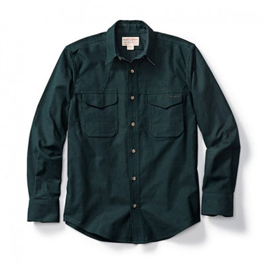 Filson Hunting Shirt Flannel Hunter Green 2XL 10497 - Filson