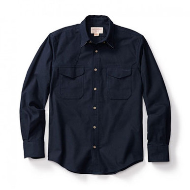 Filson Hunting Shirt Flannel Navy XL 10497 in Blue - Filson
