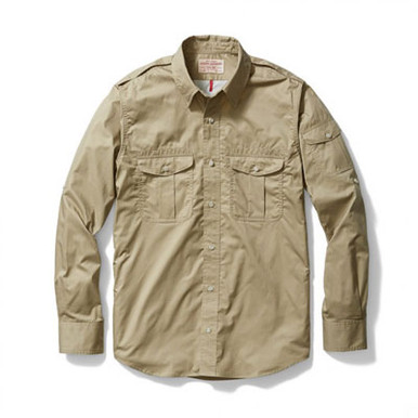 Filson Magnum Vented Bush Shirt Khaki LG 10583 in Tan, Large - Filson